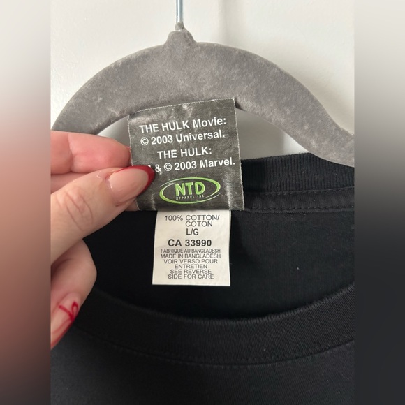 Vintage | 2003 Marvel Hulk The Movie T-Shirt | Size L - Picture 5 of 6